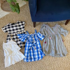 Girls lot of Zara dresses size 5/6